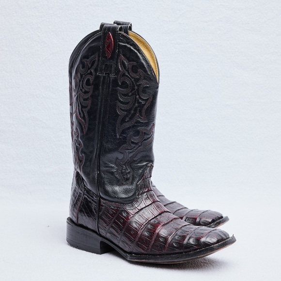 Circle G Boots Leather Cowboy Boots